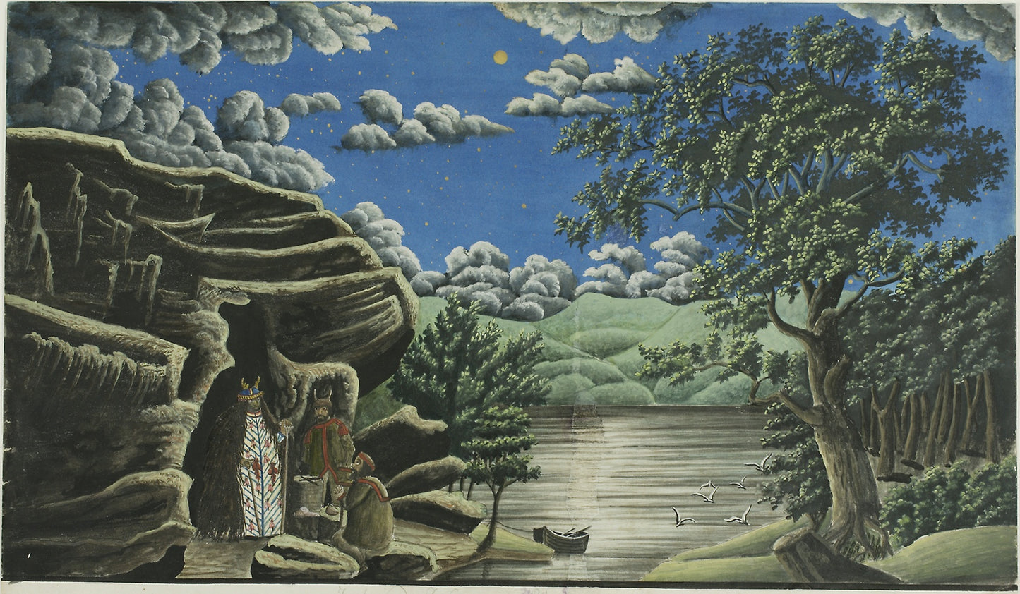The Sorceress of the Yakuts in North East Asia -  Ernst Damitz,  Poster Print Wall Art