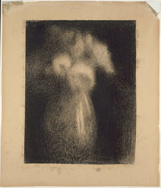 Roses in a Vase: Georges Seurat,16x12"(A3) Poster