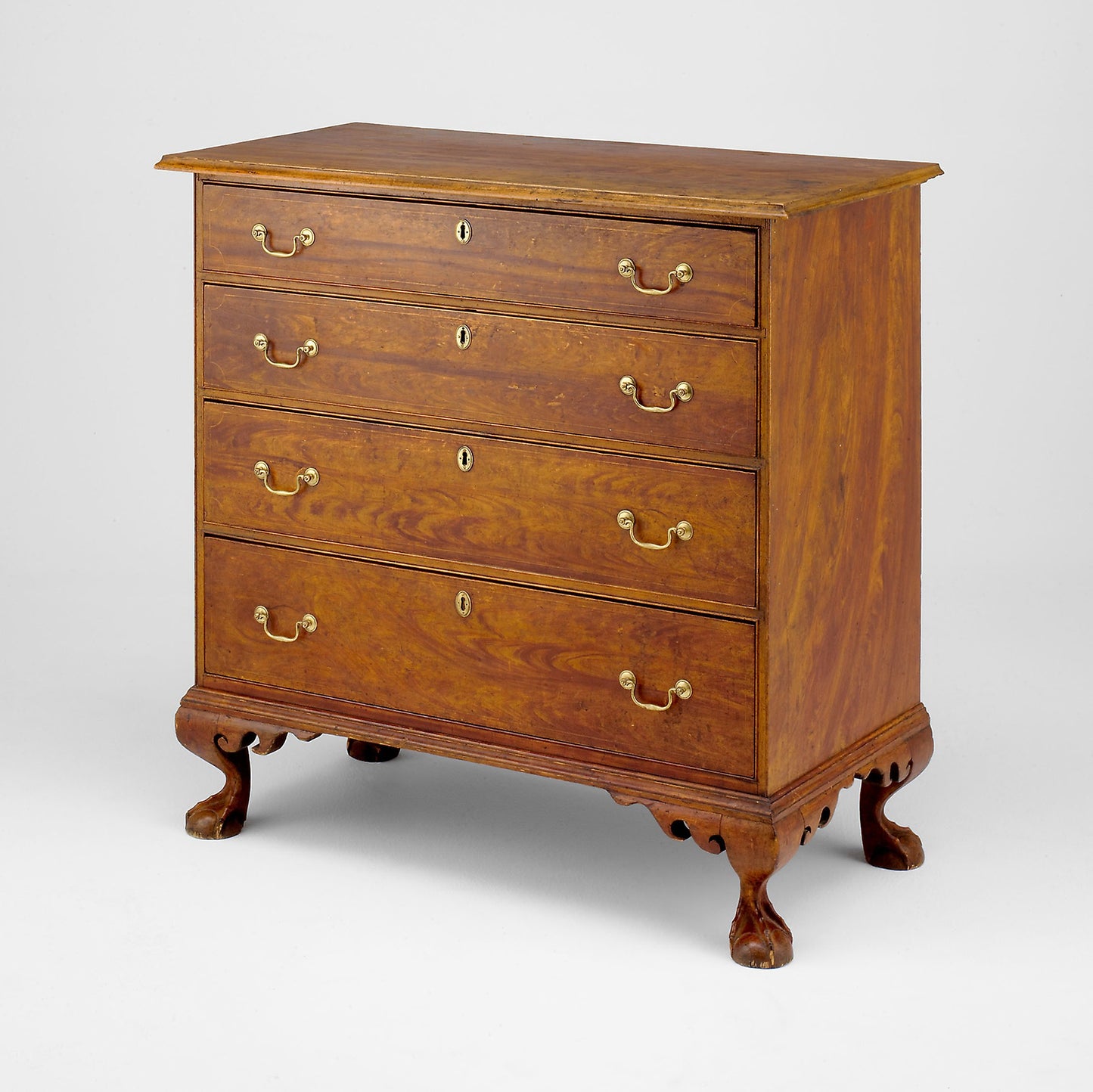 Chest of Drawers -  Attributed to John Dunlap (American, 1746–1792) and/or Samuel Dunlap (American, 1752–1830),  Poster Print Wall Art