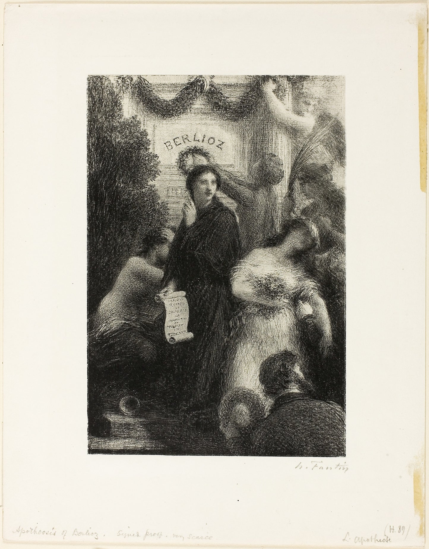 Apotheosis -  Henri Fantin-Latour,  Poster Print Wall Art