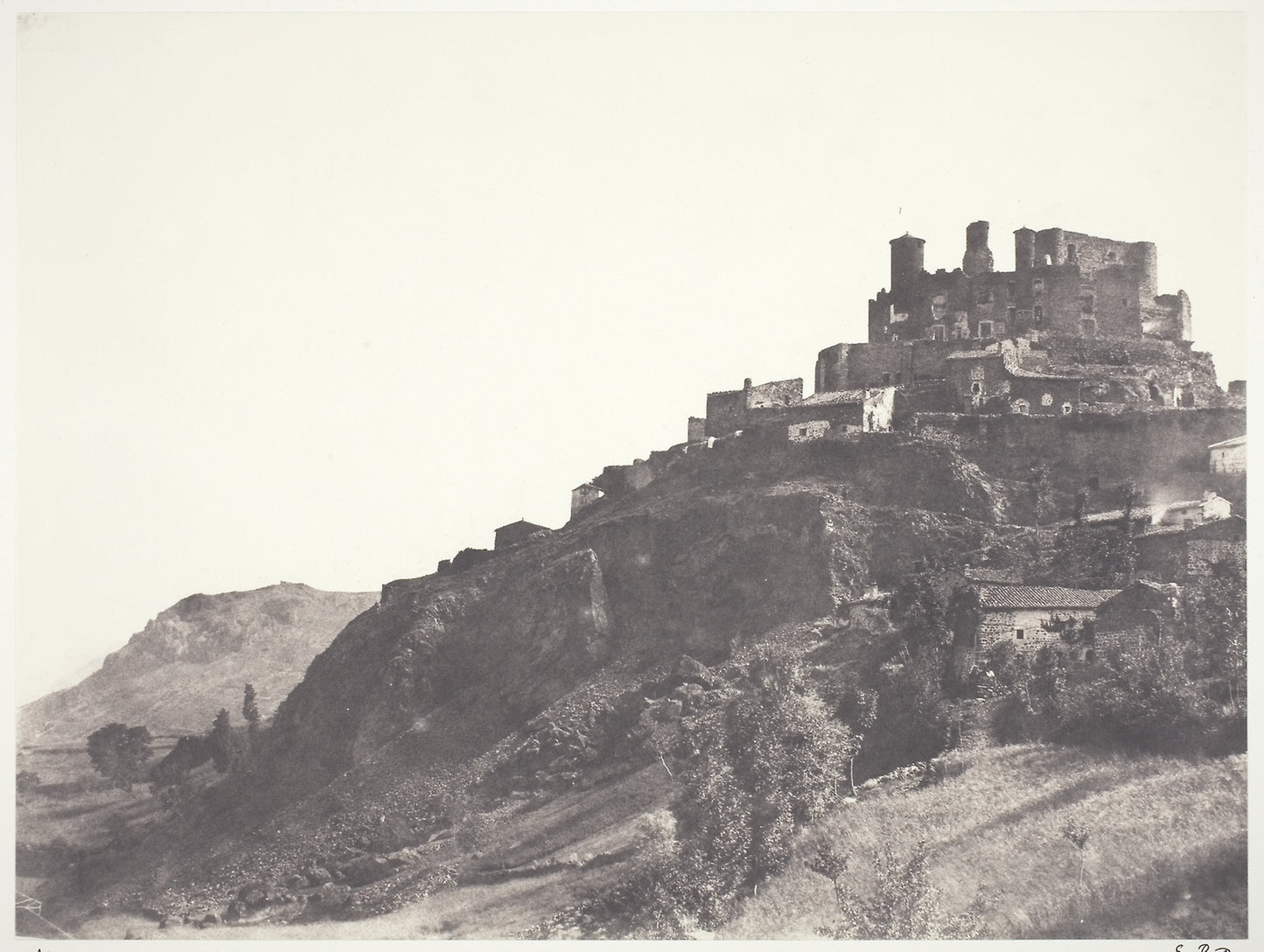 Chateau de Murol en Auvergne -  Édouard Baldus ,  Poster Print Wall Art