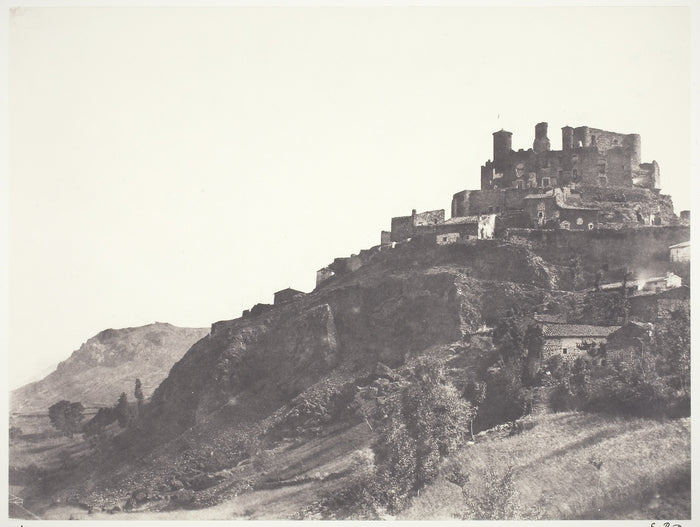 Chateau de Murol en Auvergne: Édouard Baldus ,16x12