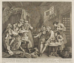 Plate Seven, from A Rake's Progress: William Hogarth,16x12"(A3) Poster