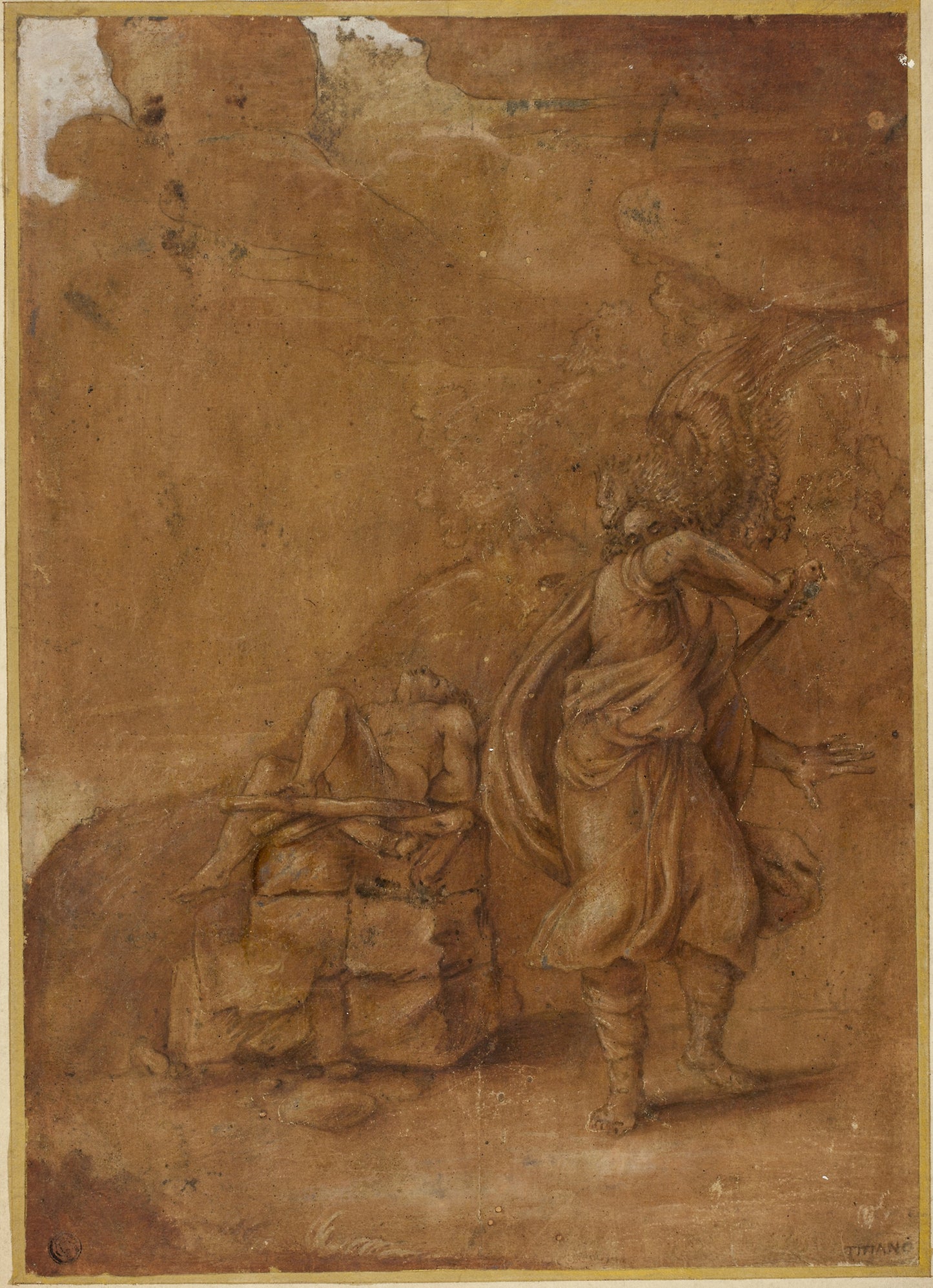Sacrifice of Isaac -  Follower of Lelio Orsi (Italian, c. 1511-1587),  Poster Print Wall Art