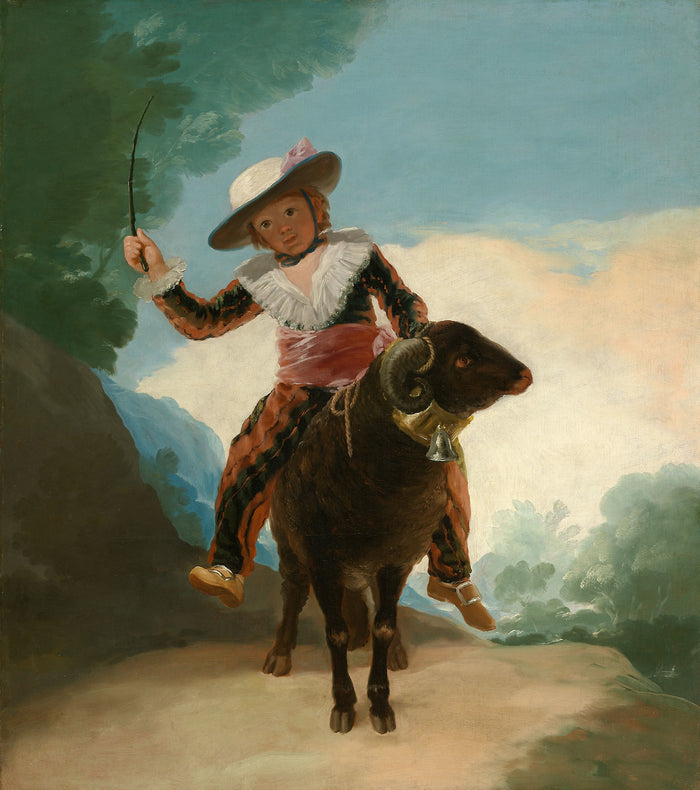 Boy on a Ram: Francisco José de Goya y Lucientes,16x12