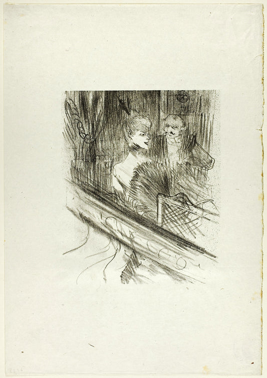 Baron Moïse, the Box, from Au Pied du Sinaï: Henri de Toulouse-Lautrec,16x12"(A3) Poster