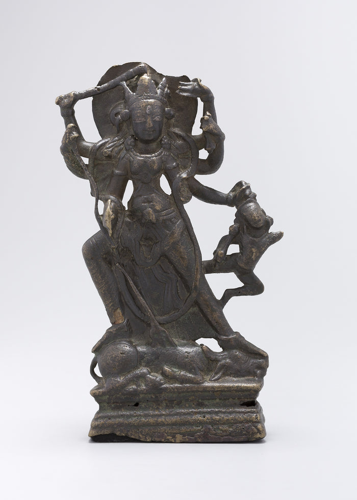 Goddess Durga Slaying the Buffalo Demon: India ,16x12