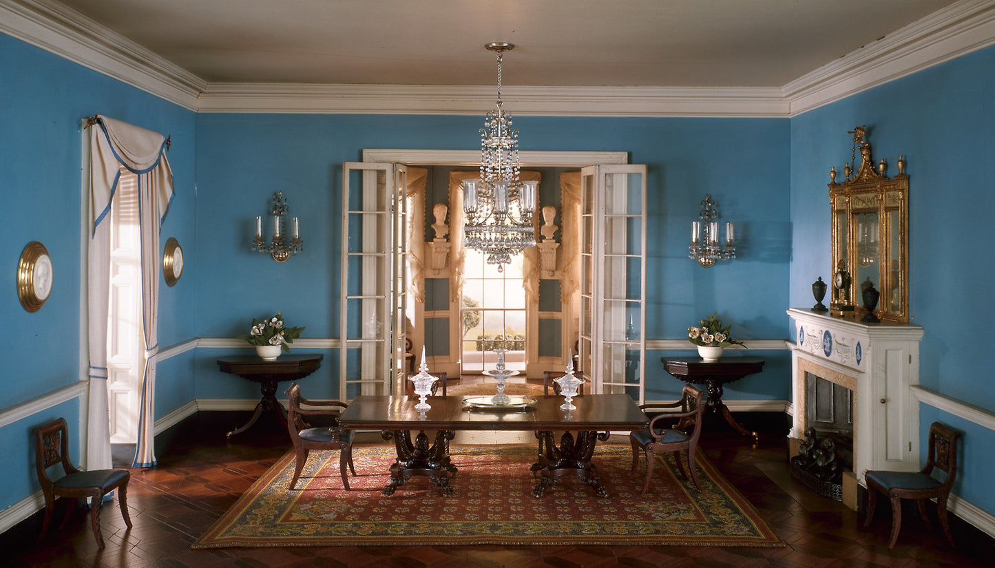 A26 -  Virginia Dining Room, c. 1800 -  Mrs. James Ward Thorne,  Poster Print Wall Art