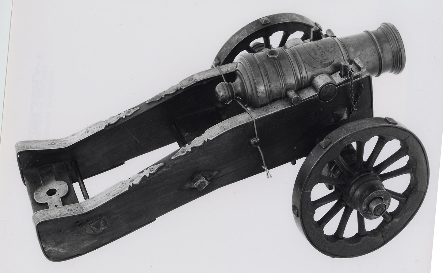 Model Howitzer with Carriage -  Antonio Perelli,  Poster Print Wall Art