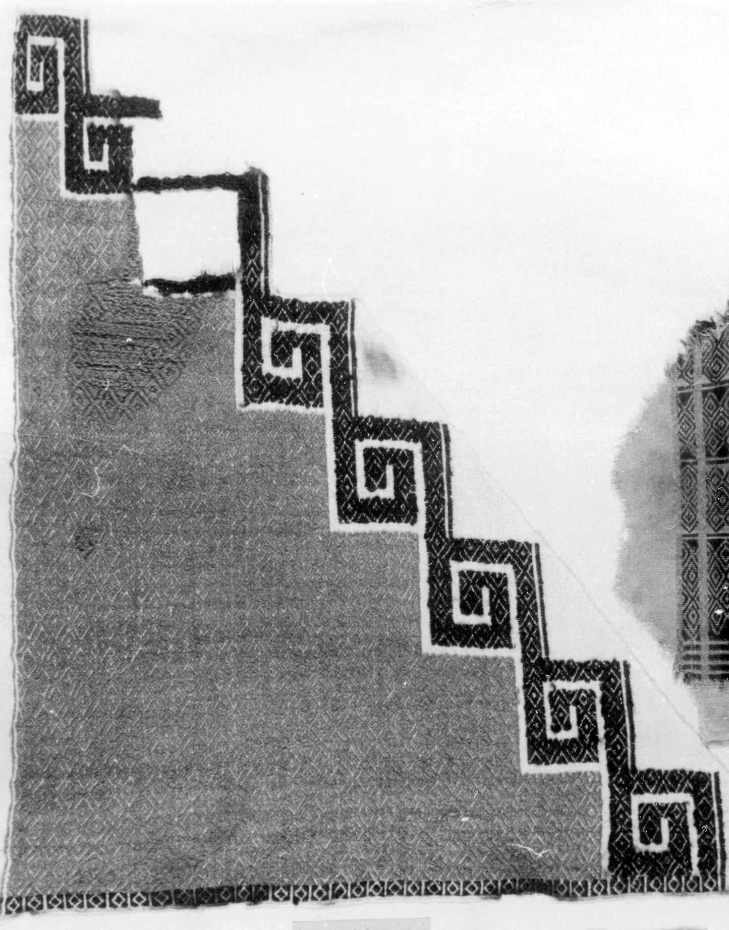 Fragment (From a mantle) -  Peru, Possibly central or south coast,  Poster Print Wall Art