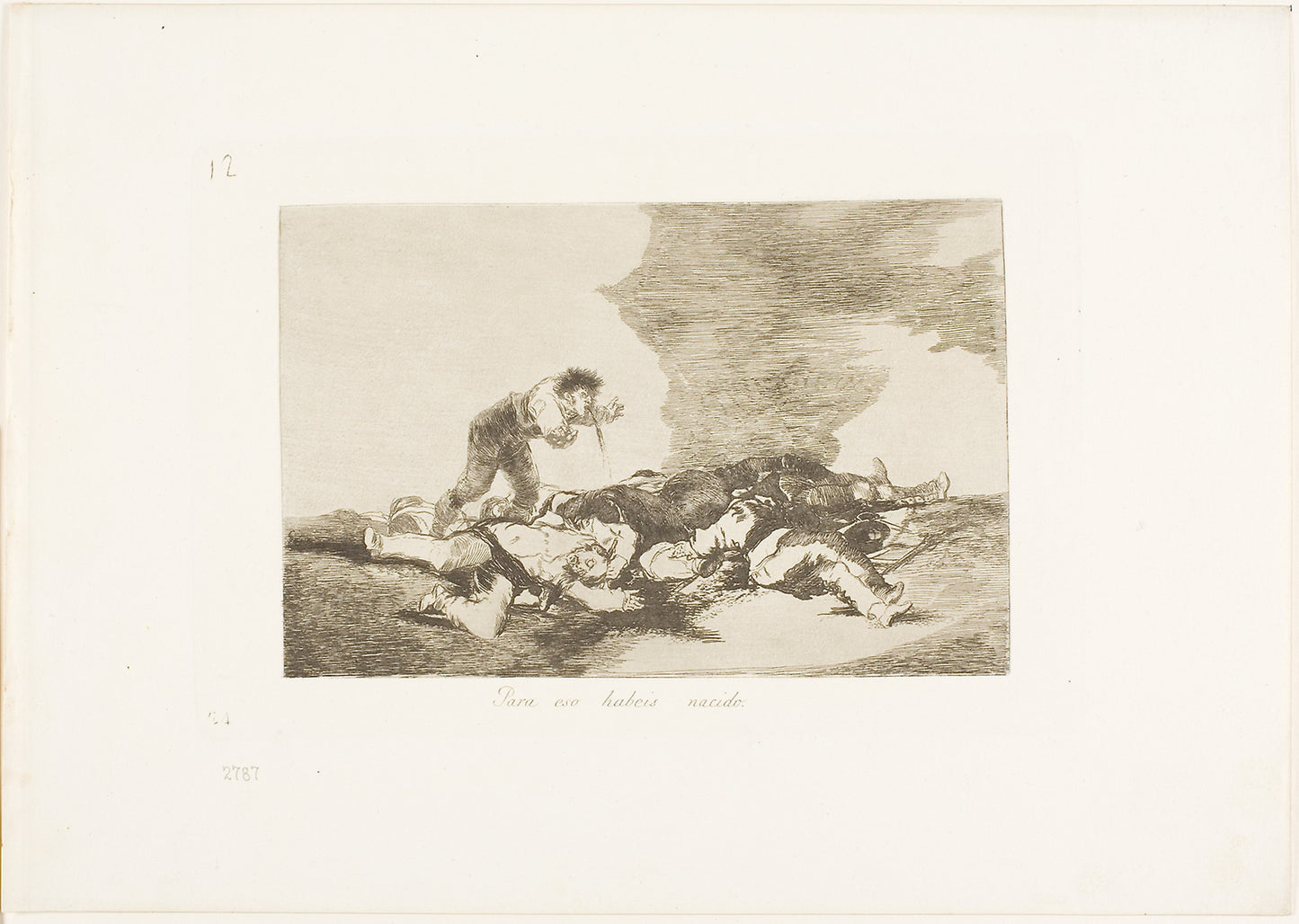 This is What You Were Born For, plate twelve from The Disasters of War -  Francisco José de Goya y Lucientes,  Poster Print Wall Art