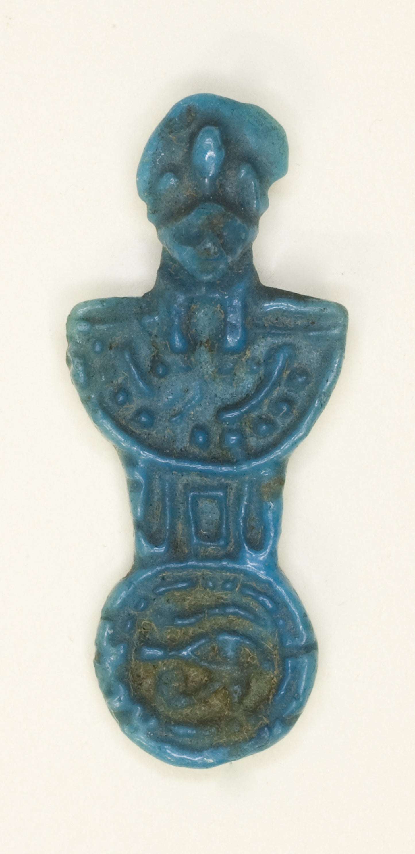 Amulet of a Menat Counterpoise with Lion-headed Goddess -  Egyptian,  Poster Print Wall Art