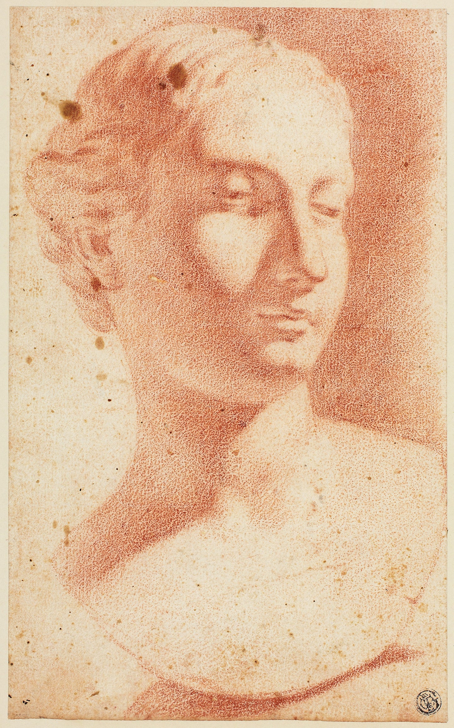 Female Bust -  Attributed to Pietro Dandini,  Poster Print Wall Art