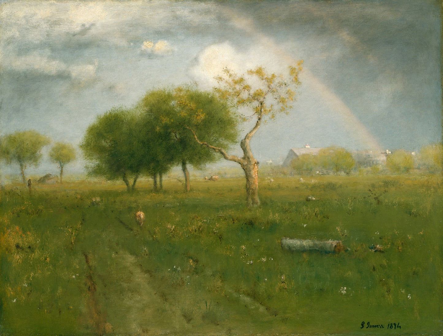 After a Summer Shower -  George Inness,  Poster Print Wall Art