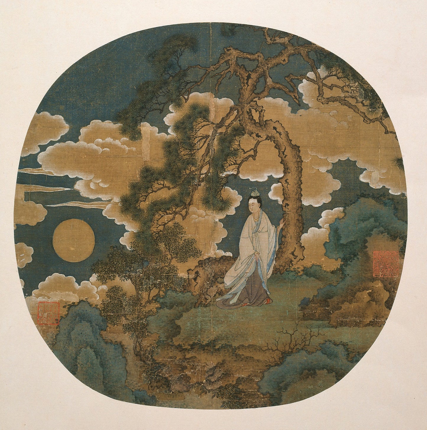 Chang E, The Moon Goddess -  Artist unknown,  Poster Print Wall Art