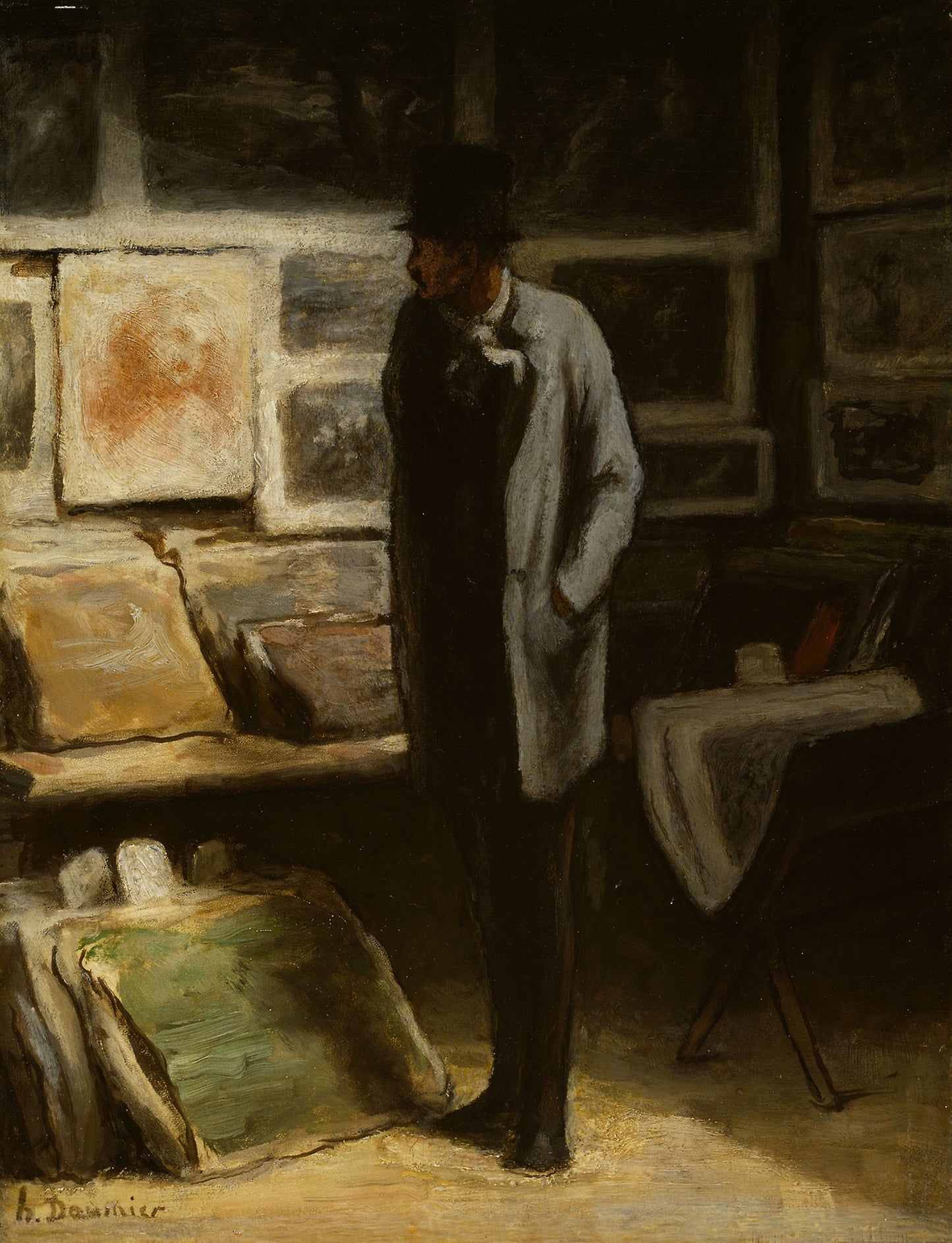 The Print Collector -  Honoré Victorin Daumier,  Poster Print Wall Art
