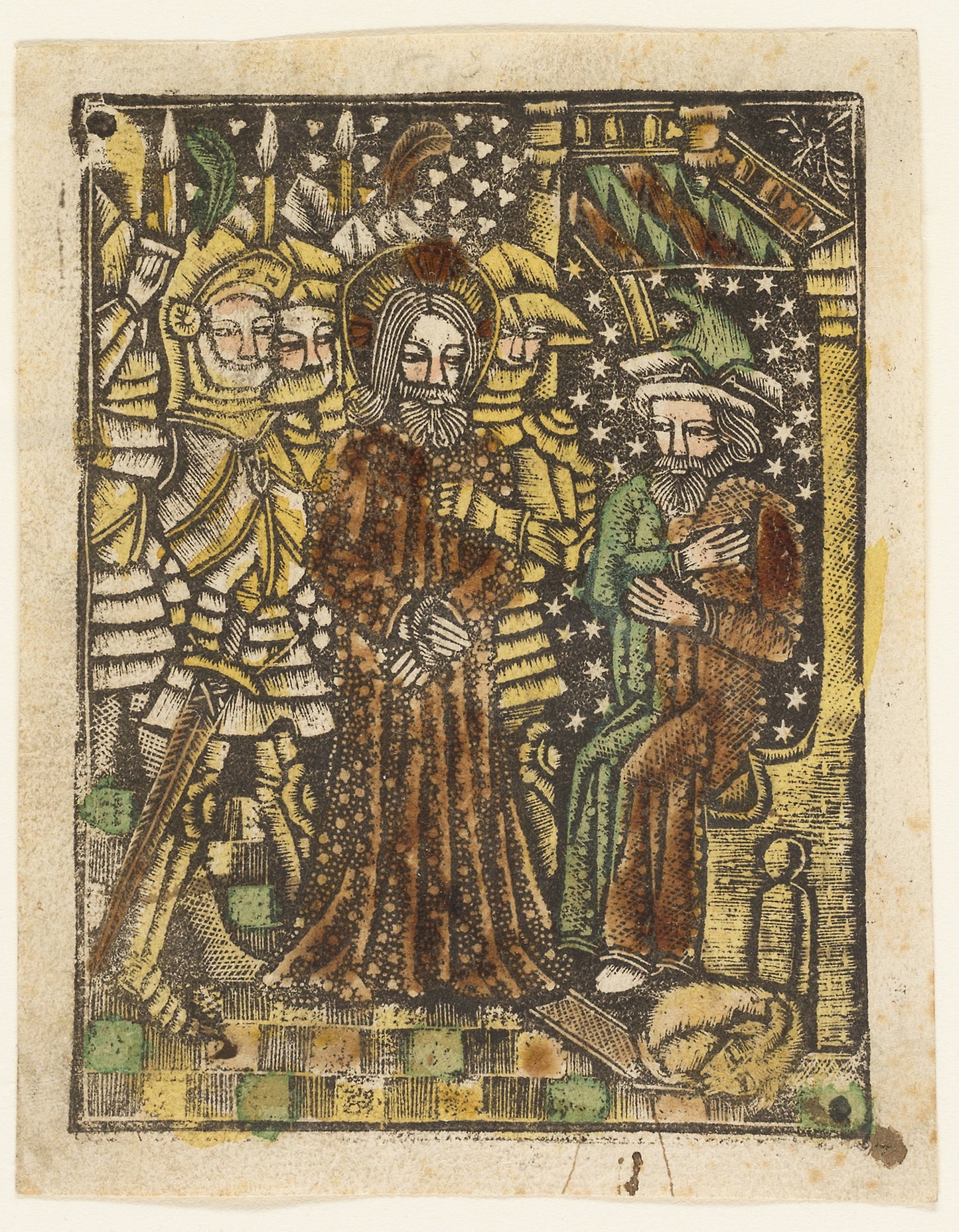 Christ before Annas -  Artist unknown,  Poster Print Wall Art