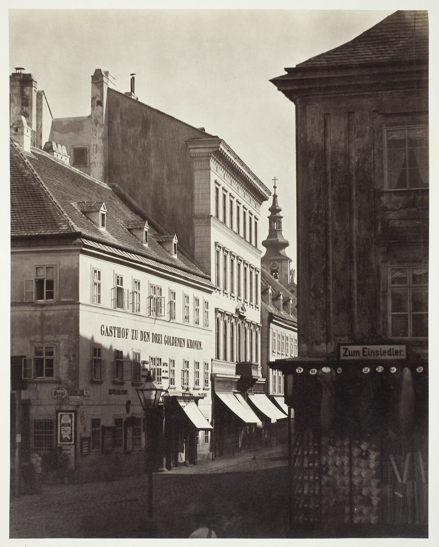 Wieden, Hauptstra?e No. 37, Wohnhaus des Herrn F. Tomas -  Artist unknown ,  Poster Print Wall Art