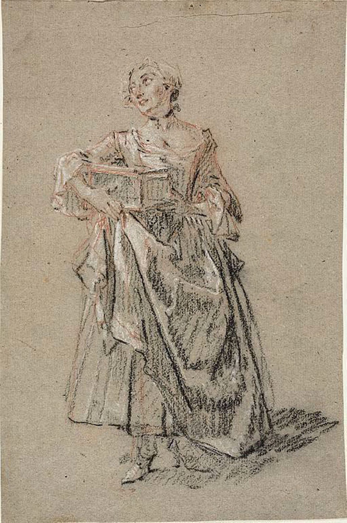 Study of a Woman -  Nicolas Lancret,  Poster Print Wall Art