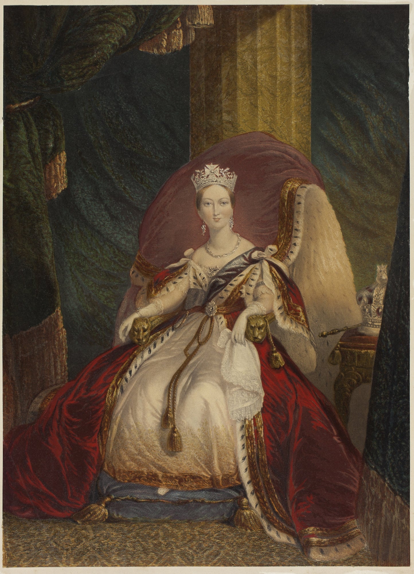 Victoria, Queen of Great Britain, India, etc. -  George Baxter,  Poster Print Wall Art