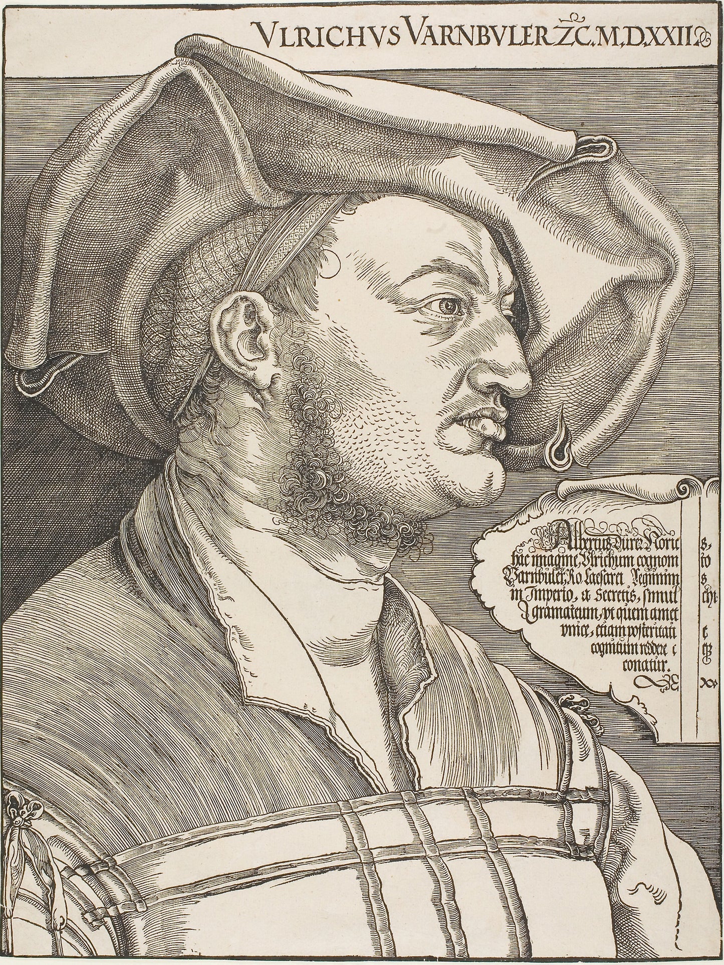 Portrait of Ulrich Varnbüler -  Albrecht Dürer,  Poster Print Wall Art