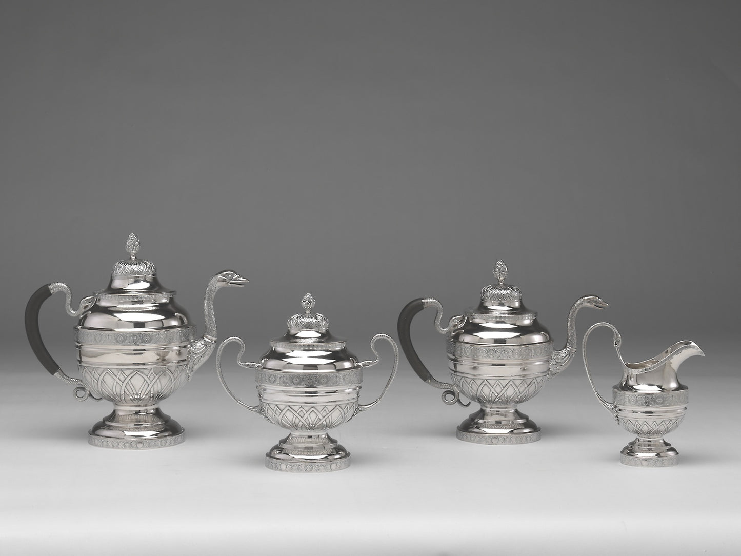 Tea and Coffee Service -  Jean-Simon Chaudron,  Poster Print Wall Art