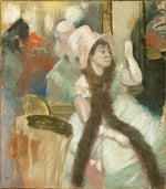 Portrait after a Costume Ball (Portrait of Madame Dietz-Monnin) by  Edgar Degas, 23x16"( A2 size) Poster Print