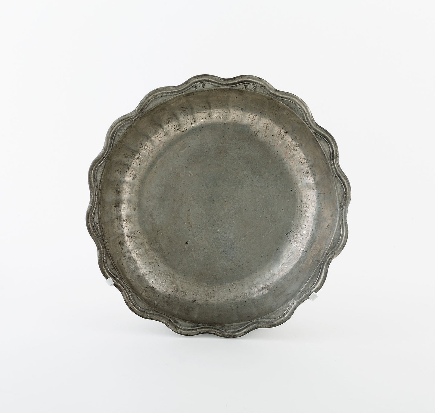Bowl with Scalloped Edge -  Possibly France,  Poster Print Wall Art