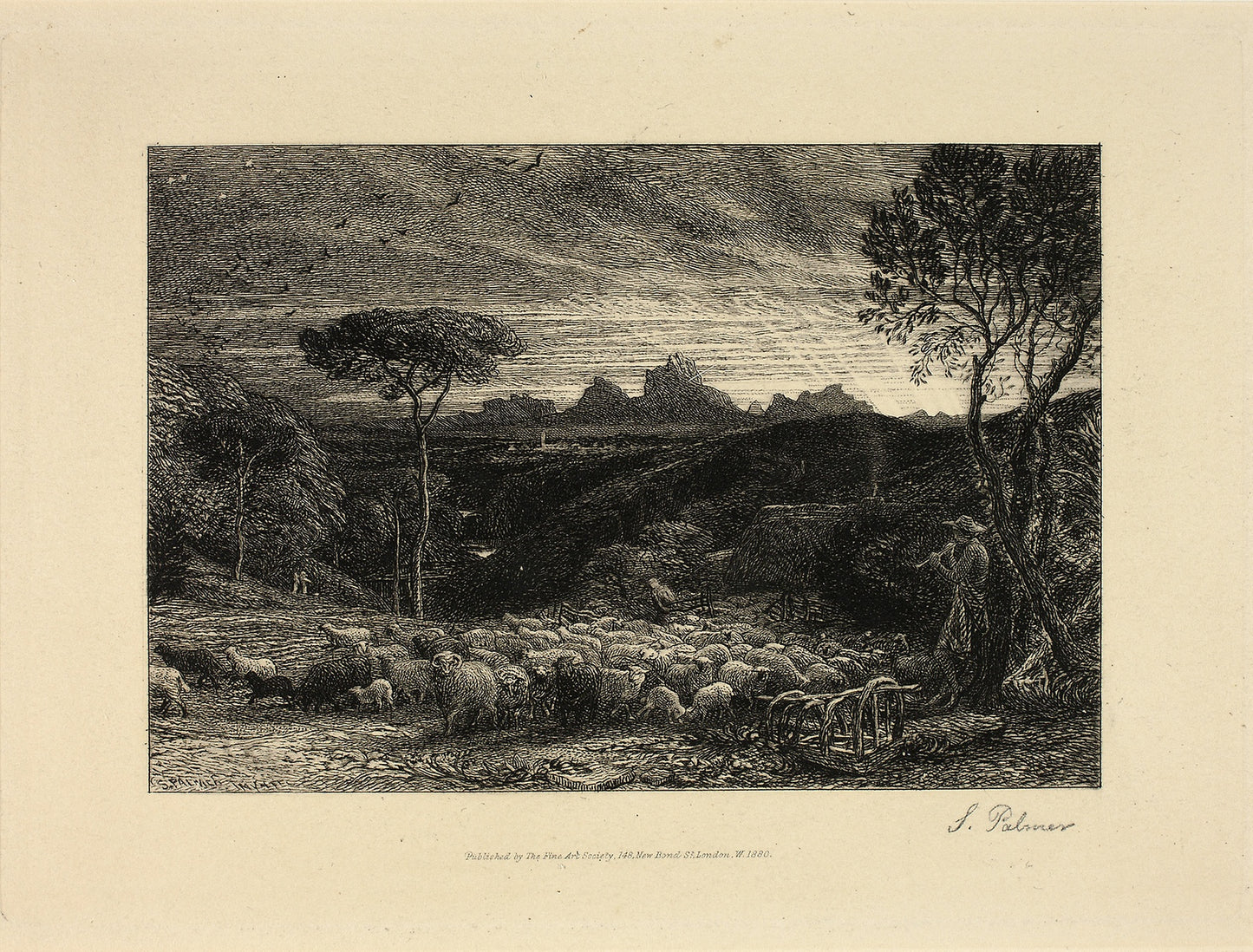 Early Morning -  Samuel Palmer,  Poster Print Wall Art