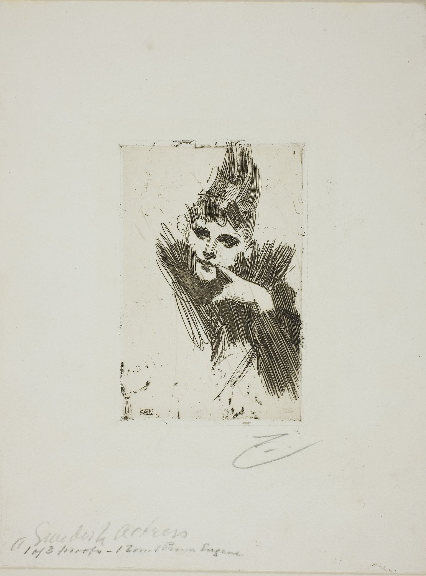 Gerda Grönberg I -  Anders Zorn,  Poster Print Wall Art
