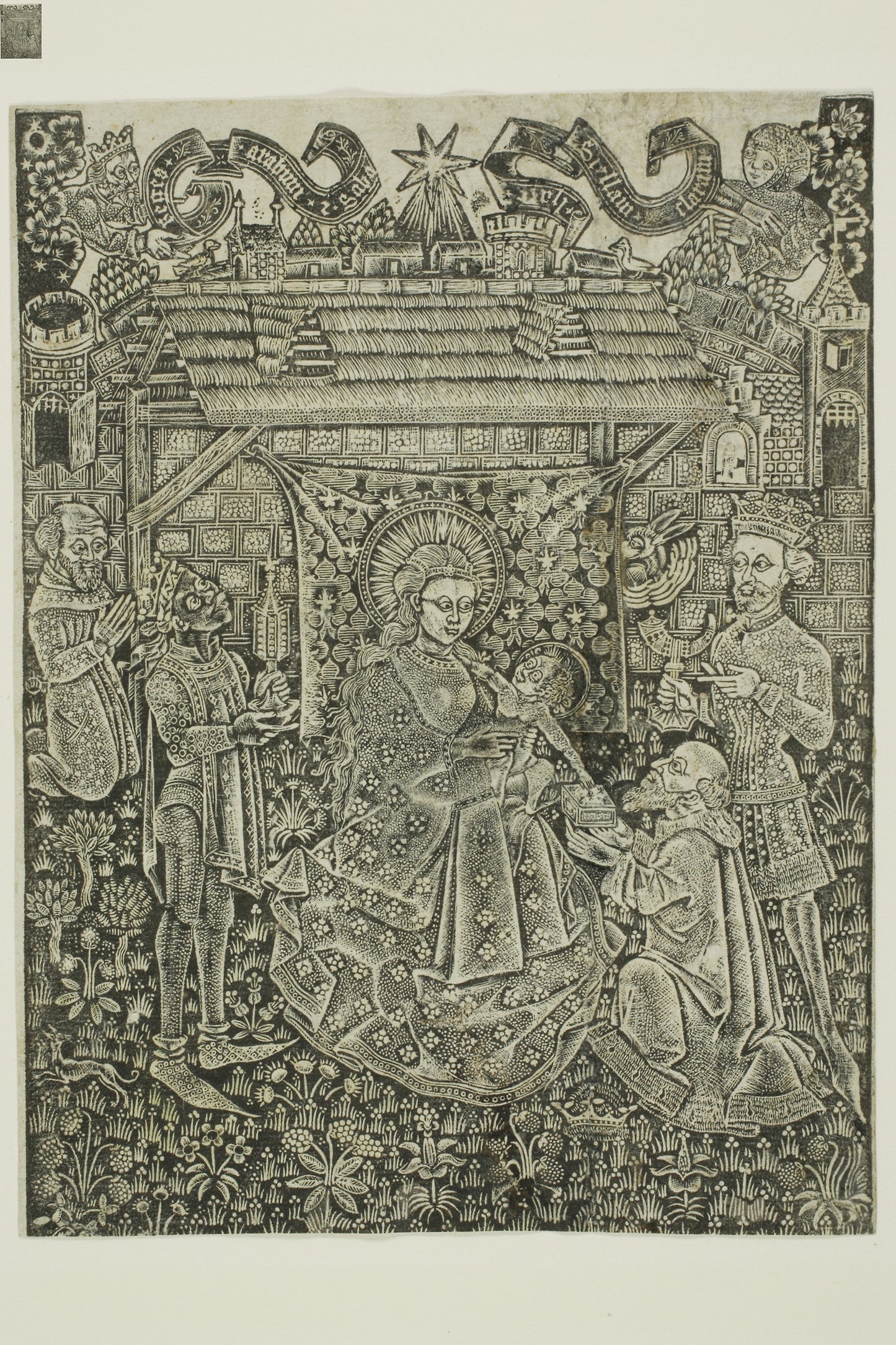 Adoration of the Magi: Unknown Artist, Poster Print Wall Art