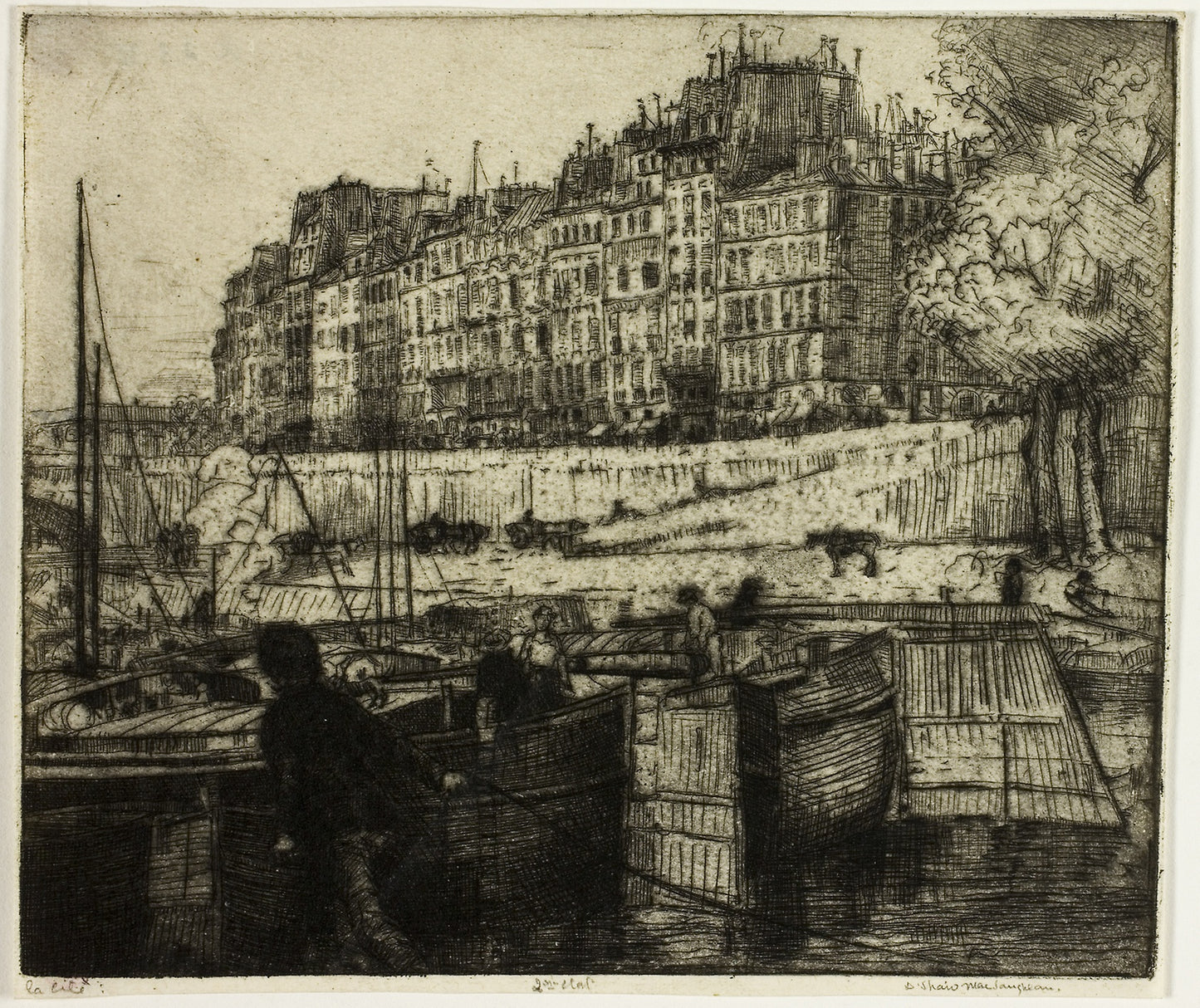 La Cité, Paris -  Donald Shaw MacLaughlan,  Poster Print Wall Art