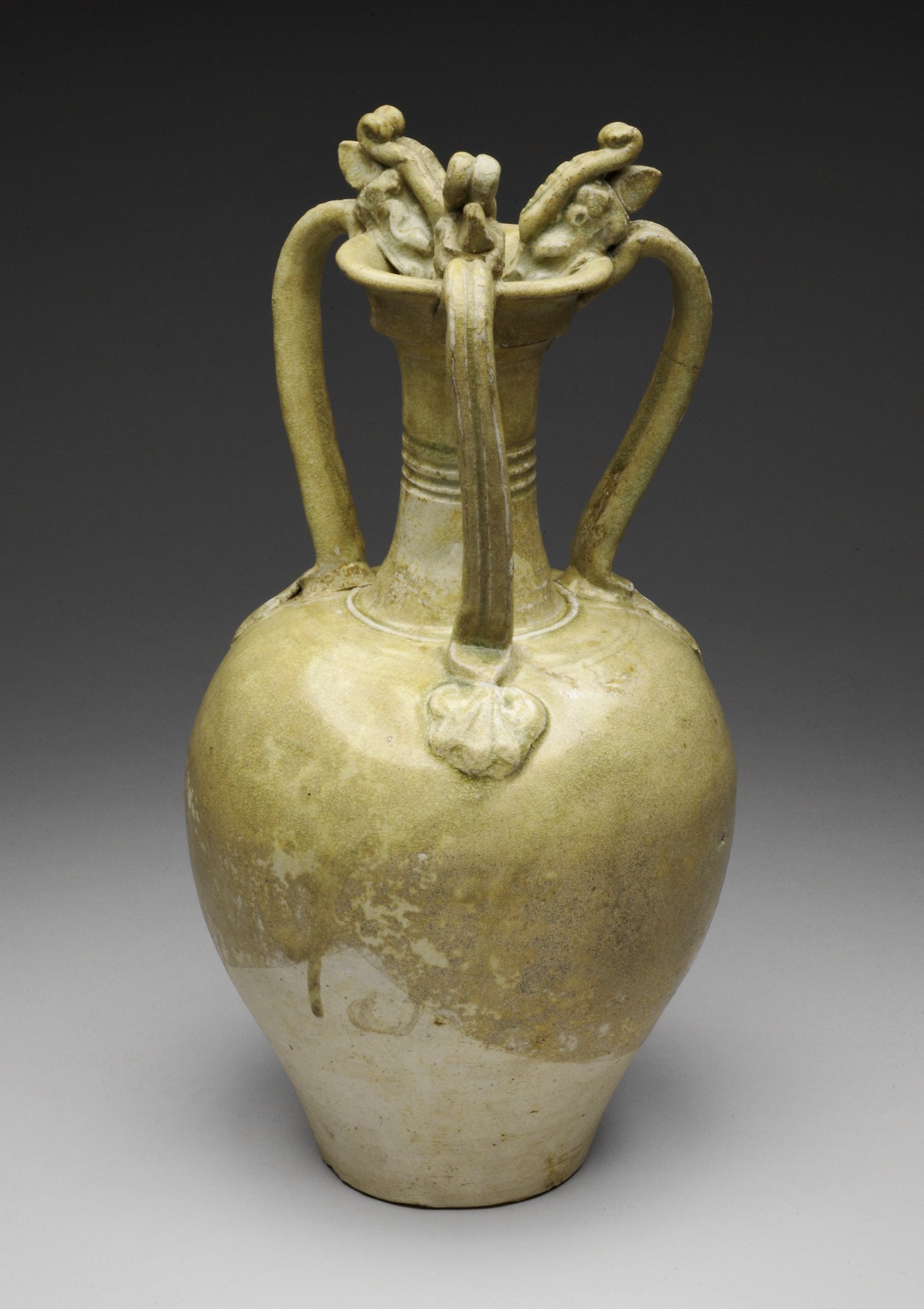 Amphora with Three Dragon-Shaped Handles -  China,  Poster Print Wall Art