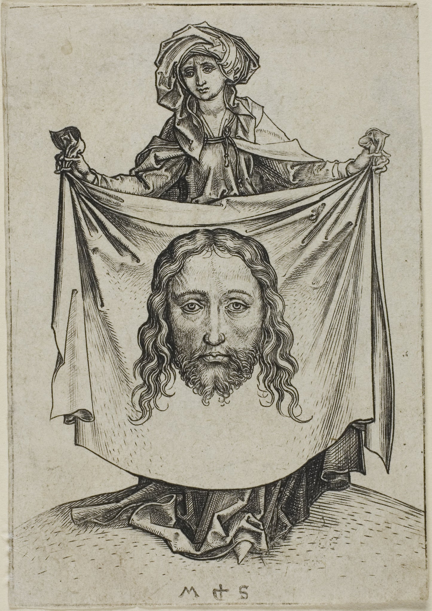 St. Veronica: Martin Schongauer, Poster Print Wall Art