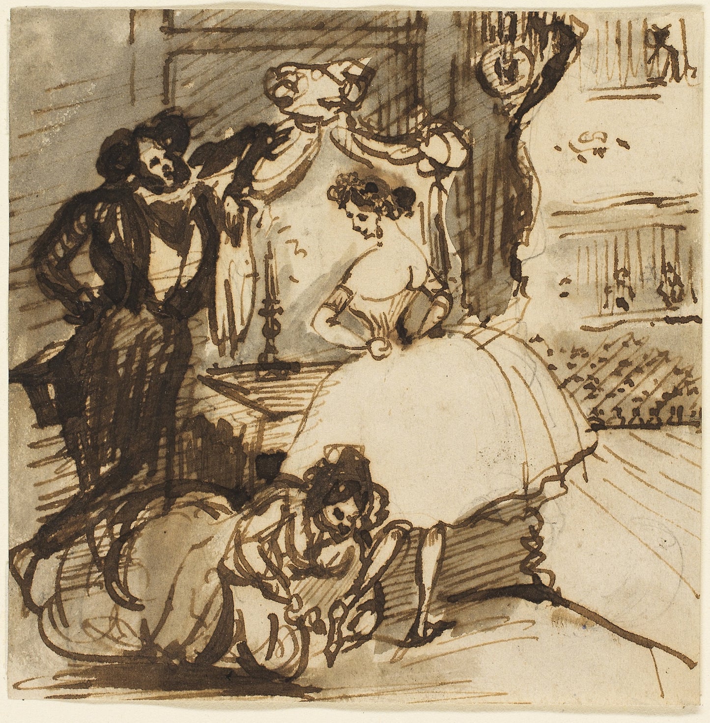 After the Ballet -  Constantin Guys,  Poster Print Wall Art