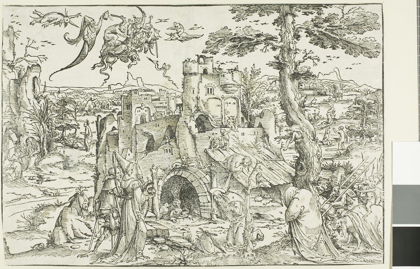 The Temptation of St. Anthony -  Jan Wellens de Cock,  Poster Print Wall Art