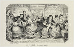 December - Christmas Bustle from George Cruikshank's Steel Etchings to The Comic Almanacks: 1835-1853: George Cruikshank (English, 1792-1878),16x12"(A3) Poster