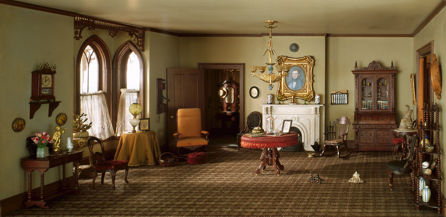 A33 -  "Middletown" Parlor, 1875-90 -  Mrs. James Ward Thorne,  Poster Print Wall Art