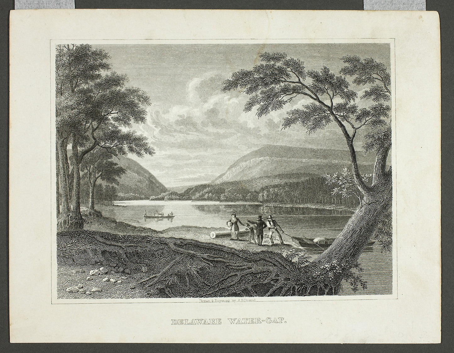 Delaware Water Gap -  Asher B. Durand,  Poster Print Wall Art