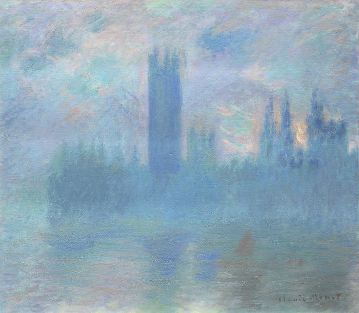 Houses of Parliament, London: Claude Monet,16x12