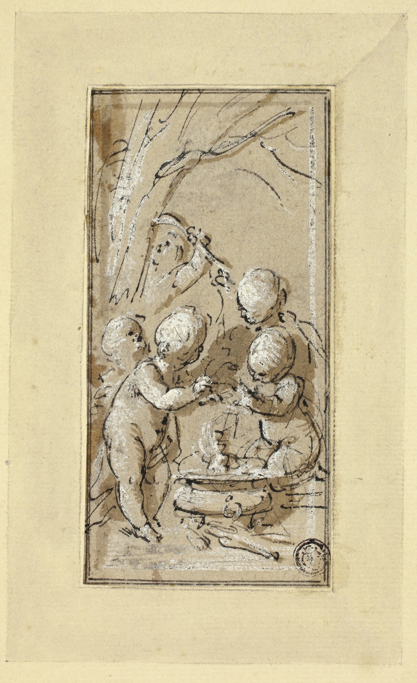 Allegory of Winter -  Jacob de Wit,  Poster Print Wall Art