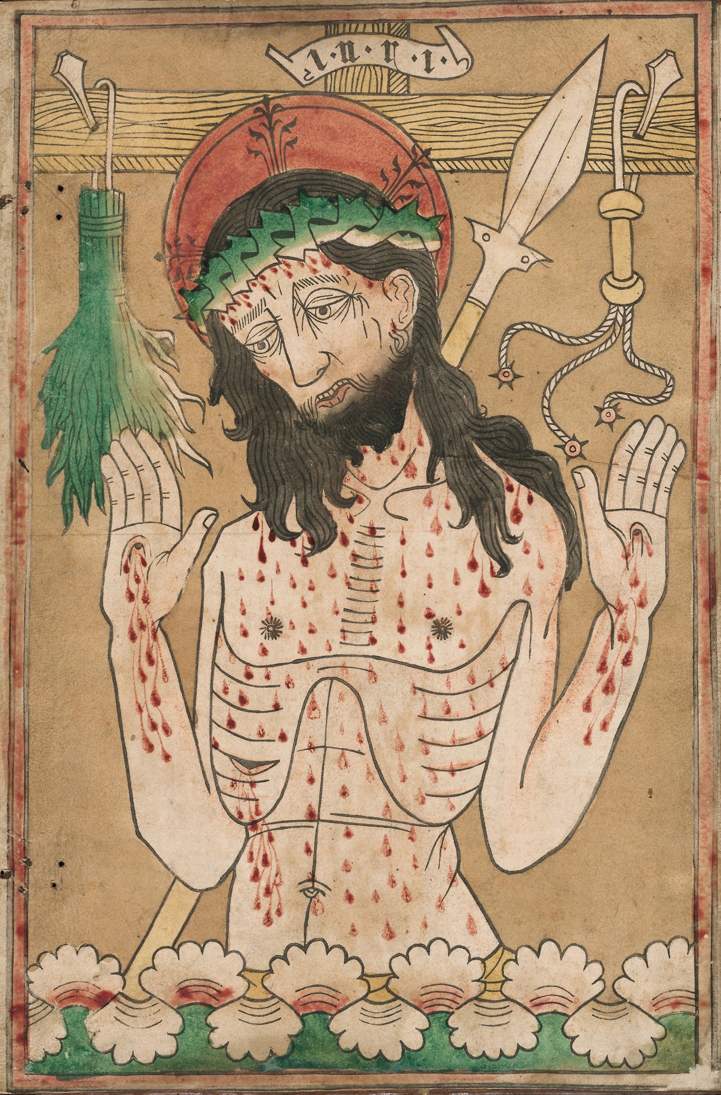 Man of Sorrows: Artist unknown, Poster Print Wall Art