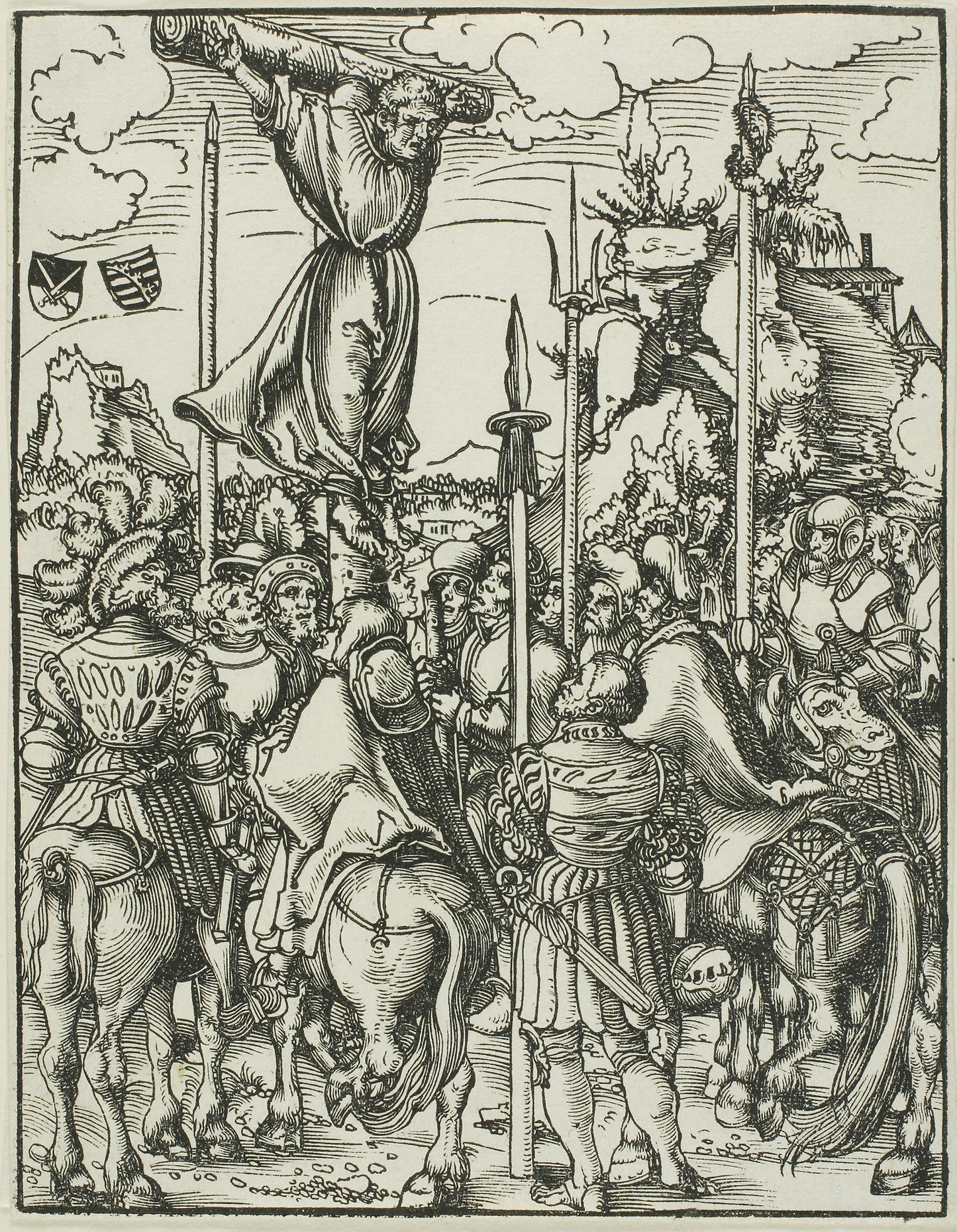 Saint Philip, from The Martyrdom of the Apostles -  Lucas Cranach the Elder,  Poster Print Wall Art