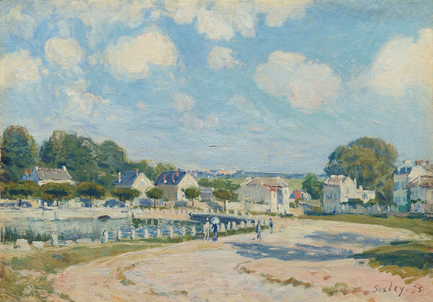 Watering Place at Marly -  Alfred Sisley,  Poster Print Wall Art