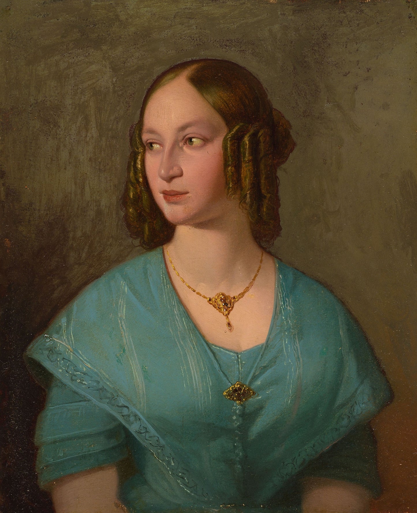Mrs. Daniel Embury (Emma Catherine Manley) -  Artist unknown,  Poster Print Wall Art