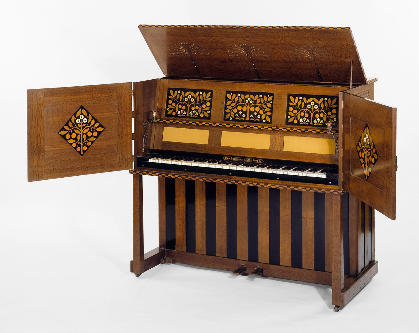Manxman Pianoforte -  Designed -  Mackay Hugh Baillie Scott,  Poster Print Wall Art