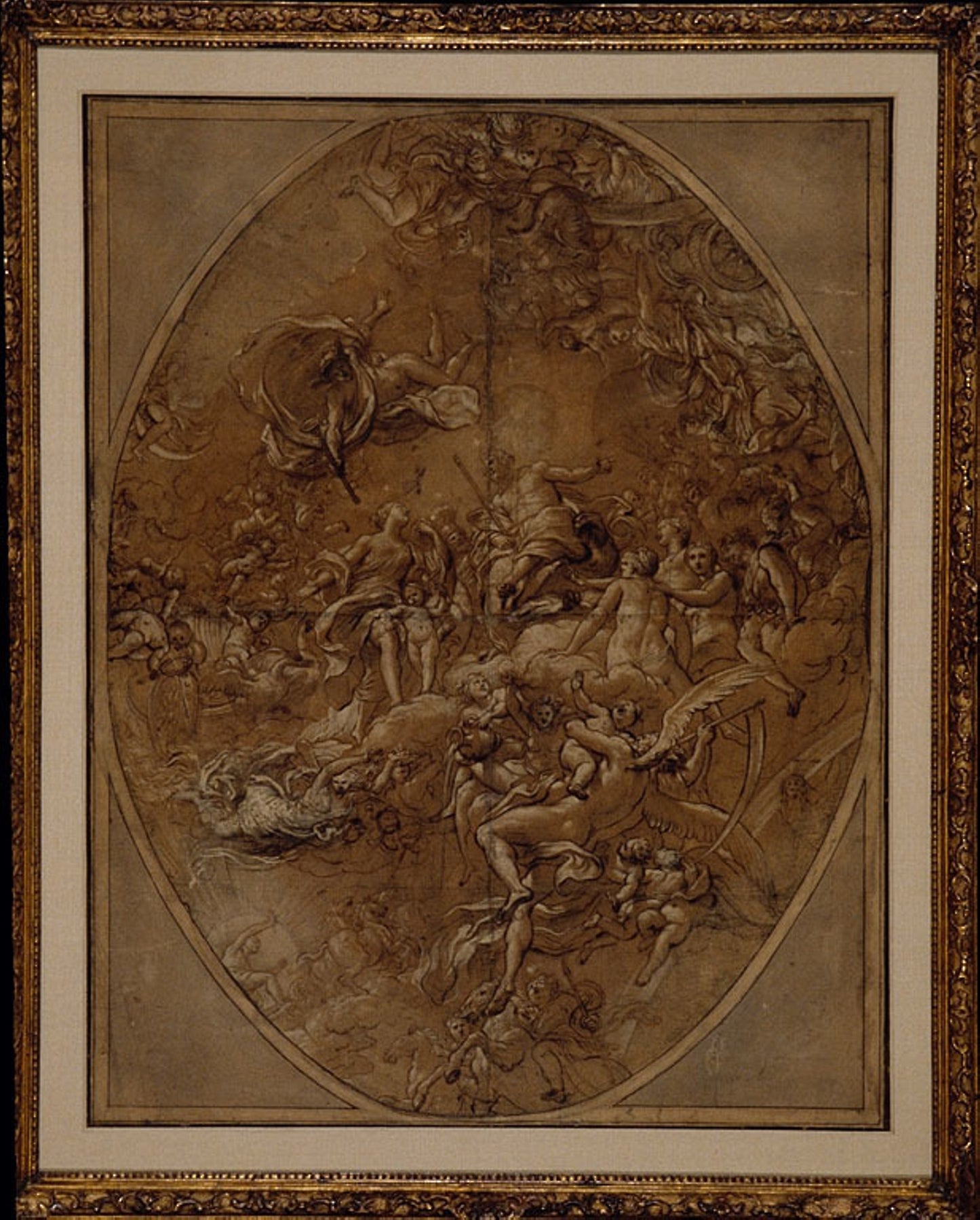 Olympus -  Lorenzo de' Ferrari,  Poster Print Wall Art