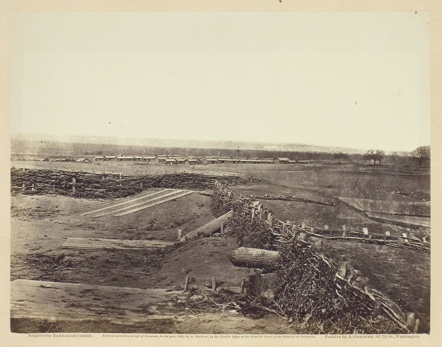 Quaker Guns, Centreville, Virginia -  Barnard and Gibson ,  Poster Print Wall Art