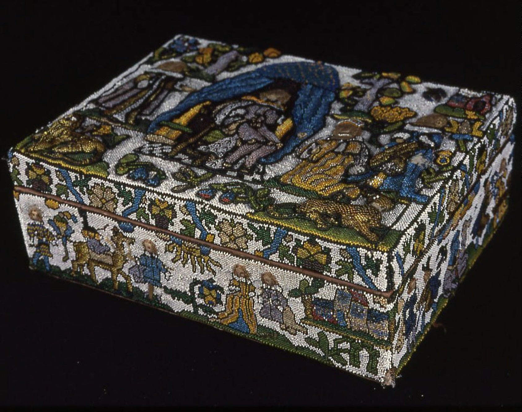 Writing Box Depicting King Solomon and the Queen of Sheba: England,16x12"(A3) Poster