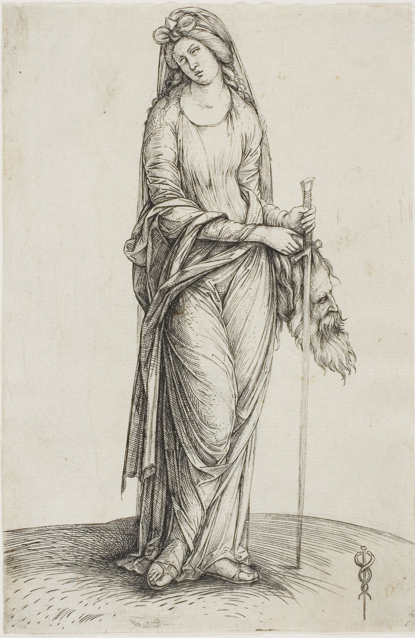 Judith Holding the Head of Holofernes -  Jacopo de' Barbari,  Poster Print Wall Art